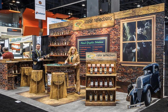 OUR BOOTH AT GLOBAL SHOP IN PHILADELPHIA, PENNSYLVANIA