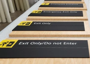 Wall Mounted Directional Signage
