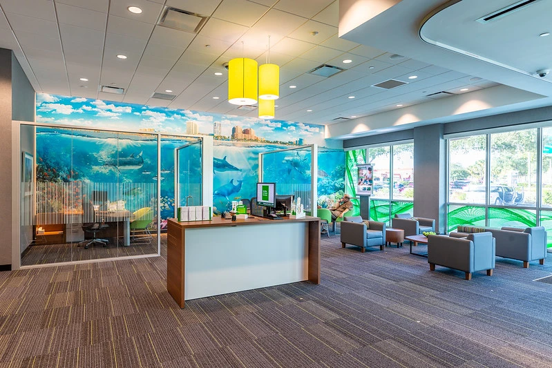 glass treatments - glass graphics - color reflections