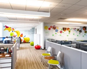 Wall graphics can tell the story of your business