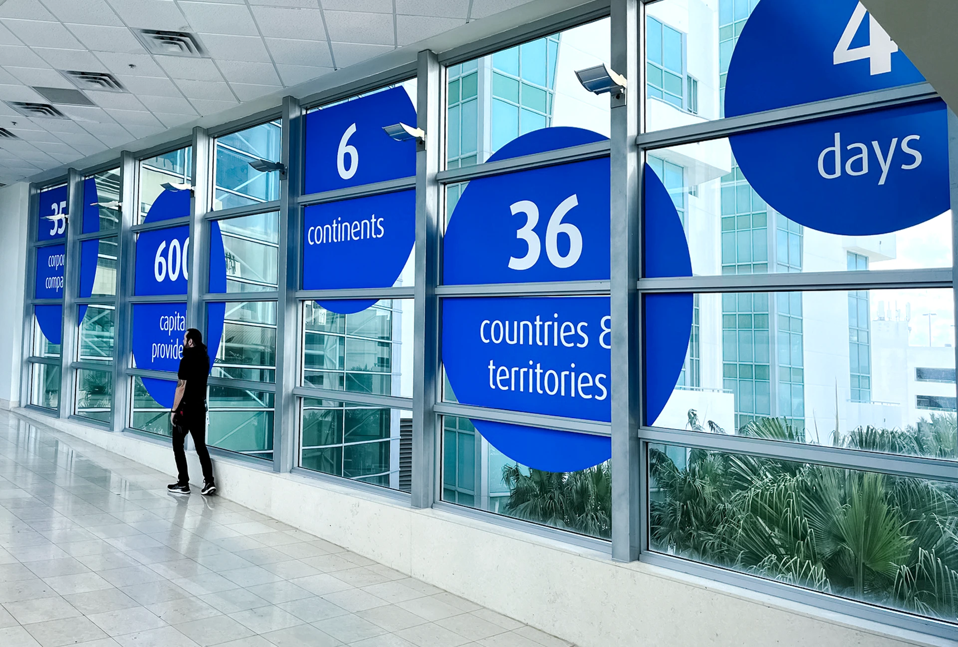 Diplomate Hotel BMO Conference Precut Window Graphics