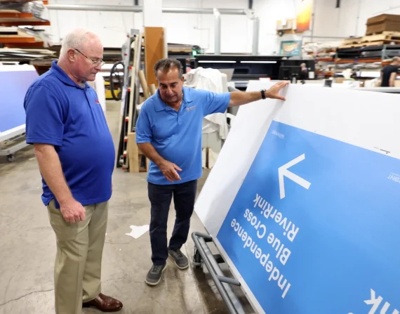 Sustainable large format printing