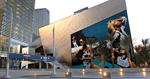 A branded wall mural printed by Color Reflections using large format printing in a corporate lobby with high-resolution, matte-finished graphics