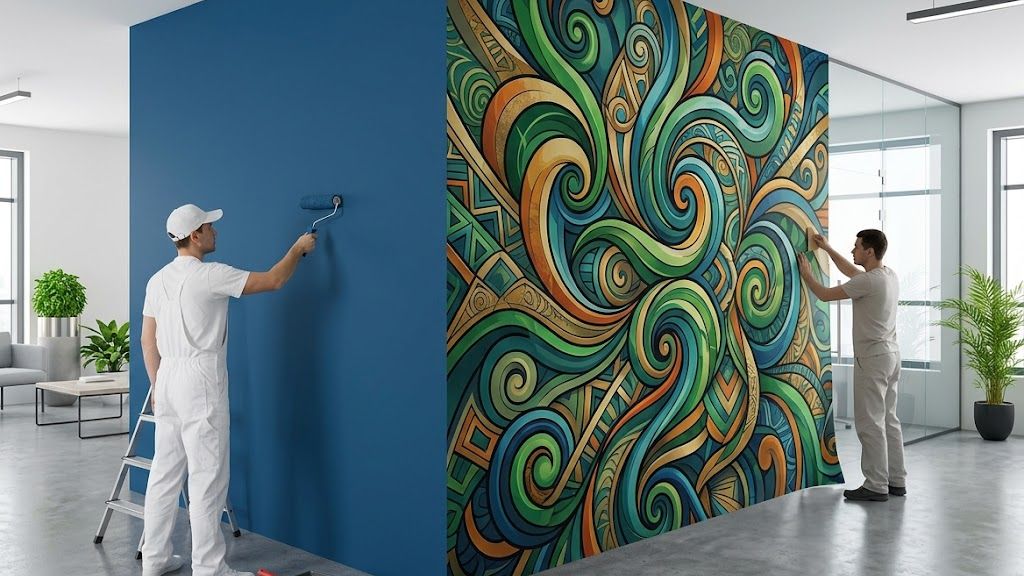 Custom Wall Wraps vs. Traditional Paint: Which Is Better for Your Business