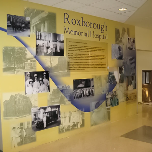 Hospital Signage Donor Wall